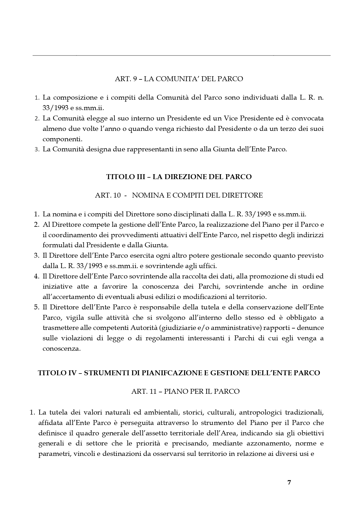 Statuto 7